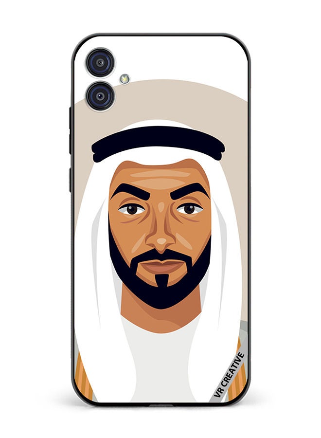 VR CREATIVE Protective Case Cover For Samsung Galaxy M04/F04 Sheikh Zayed Bin Sultan Al Nahyan Design Multicolour - Image 1