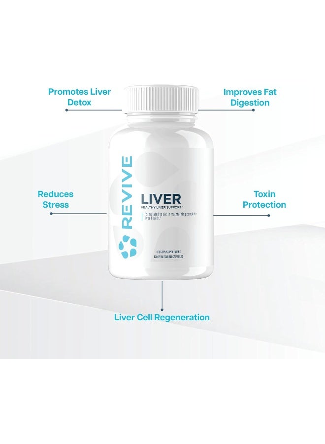 revive صيغة ريفيف للكبد 120 حبة - Image 5