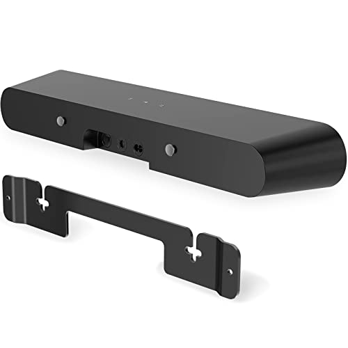 Yibracki Heavy Duty Soundbar Mount for Sonos Ray Wall Mount - Floating Sound Bar Mounts for Sonos Ray Mount Under TV Mounting Bracket Easy to Install, Black - Image 1