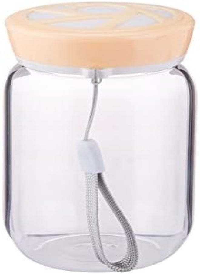 AKDC Glass Bottle L(6cm) xW(6cm) xH(12cm) Transparent - Image 4