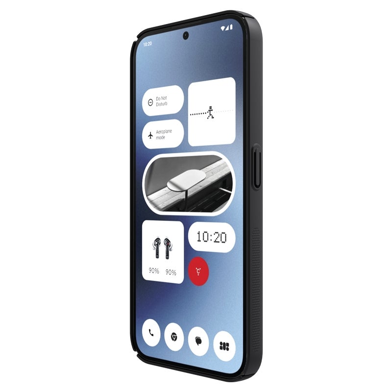 HuHa Case Cover For Nothing Phone 2a / 2a Plus NILLKIN Frosted Shield Phone Protective Case(Black) - Image 3