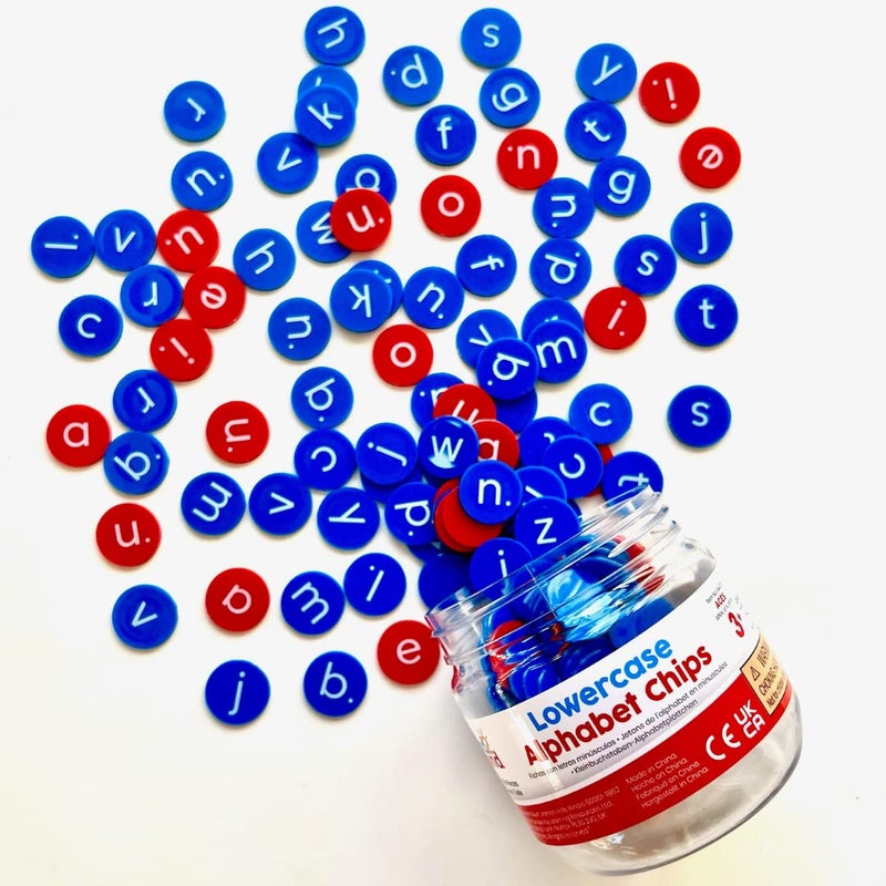 hand2mind Lowercase Alphabet Chips, Toddler Learning Letters for Spelling, Learn to Spell for Kids, Reading Tools for Kids, Science of Reading Manipulatives, Teaching Supplies Kindergarten - Image 5