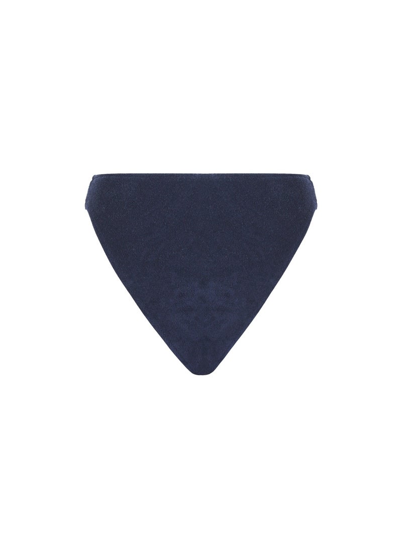 Rogue Terry Bikini Bottom Navy Blue  - Image 4