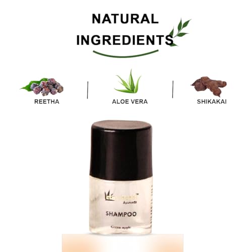 Clayherbs 100pc Set 30ml Bulk Hotel Amenities | Toileties For Hospitality | Travel Size Mini Shampoo | Biodegradable | Supplies for Guest | 30ml | 100pc Set - Image 3