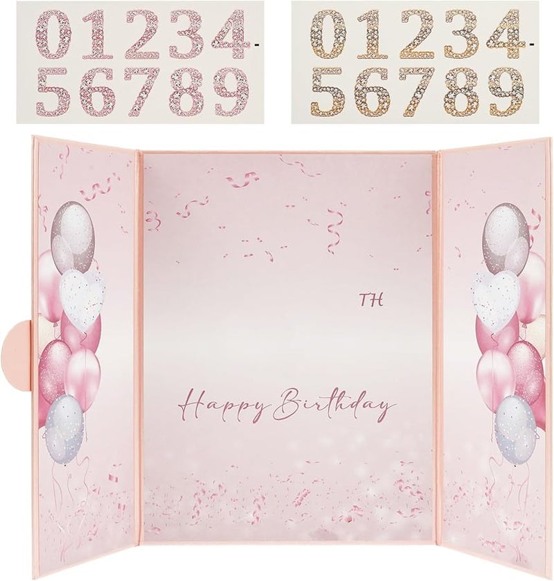Pink Creative Happy Signature Guest Book Memorable Celebration Signing Card Board Party Supply - Image 1