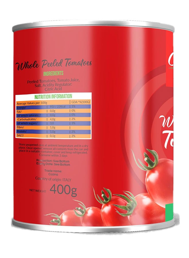 Cozina Whole Peeled Tomatoes 400g  - Image 2