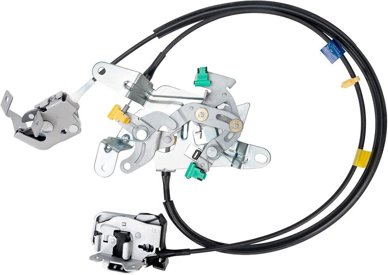 Qagea Rear Door Lock Latch & Cable - Right Passenger Side for 1999-2007 Ford F250 F350 F450 F550 Super Duty - Image 1