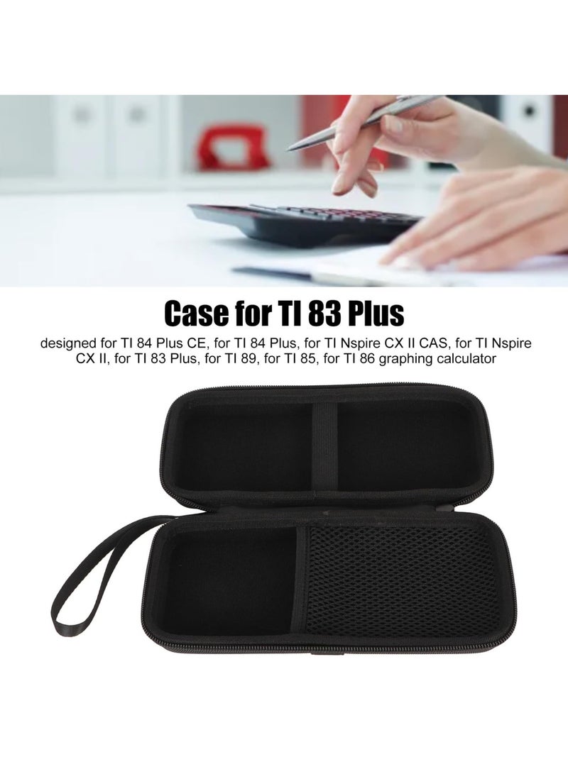 erorex Hard Graphing Calculator Case for TI-84 Plus CE Graphing Calculator, Hard EVA Nylon Anti Static Graphing Calculator Travel Carrying Box - Image 5