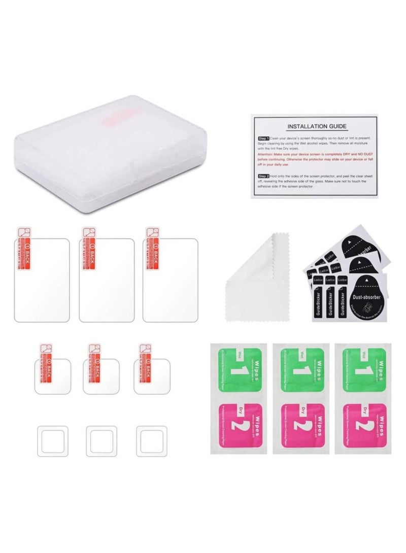 Captaintech Screen Protector Compatible 9PCS for GoPro HERO 8 Black Tempered Glass Screen Protector Film Tempered Glass Lens Film Accessories for Hero 8 Action Camera - Image 4