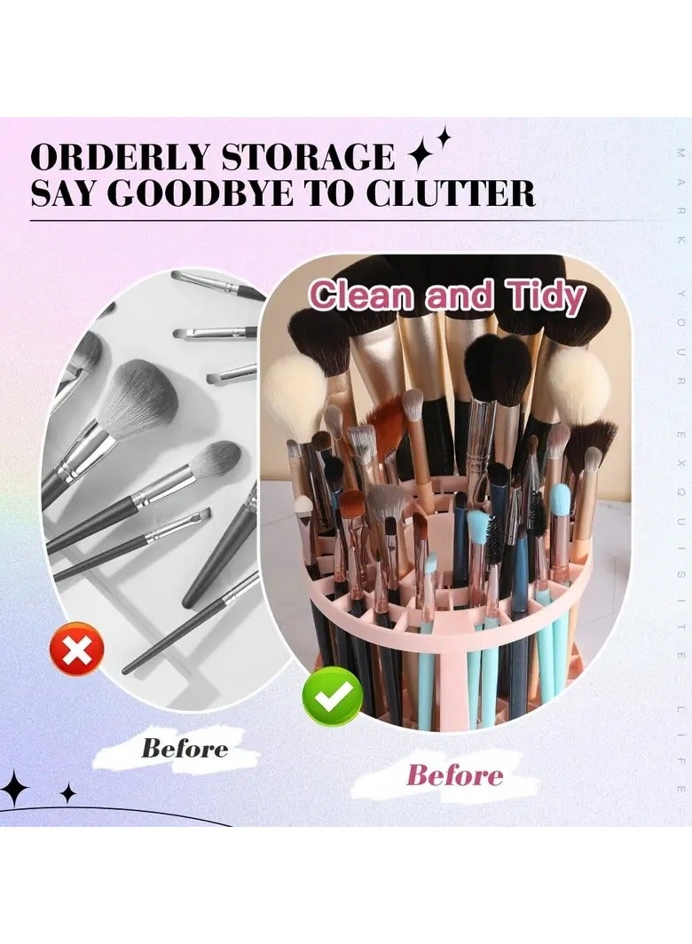 ORiTi 1Pc Lightweight Makeup Brush Storage Rack Organize and Display Your Cosmetics with Ease - Image 3