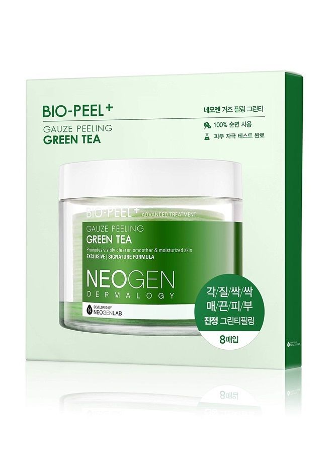 Bio-Peel Gauze Peeling Pads, Green Tea, 8 Count
