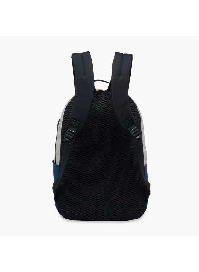 Kappa Boys Colourblock School Backpack with Adjustable Straps and Pouch Set - 18x32x46 cm - Image 4