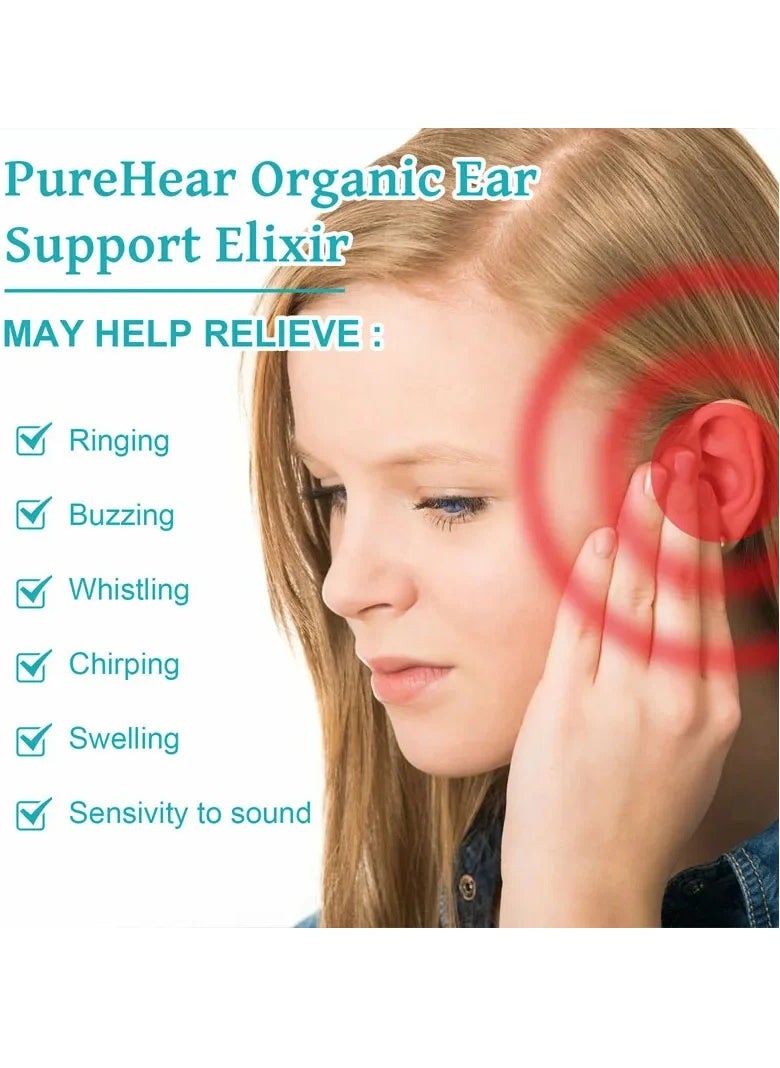 OUHOE - Ear Ringing Treatment Oil, Natural Herbal Ear Ringing Remedy Drops, Quick Dry Formula Ear Ringing Relief Drops, Safe Natural Ingridients Tinnitus Relief Drops, (30ml)30 - Image 1