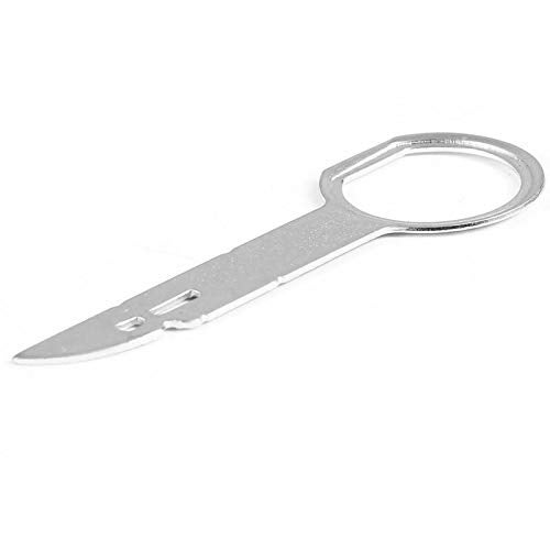 Keple أداة إزالة راديو السيارة مفتاح مفاتيح إفراج DIN متوافقة مع فوكاس ترانزيت كونيكت فييستا فيوجن C-Max مونديو St 6000 CD سوني 6 قرص وحدة رأس مشغل CD ستيريو أدوات راديو السيارة 4 قطع مزدوجة DIN - Image 4