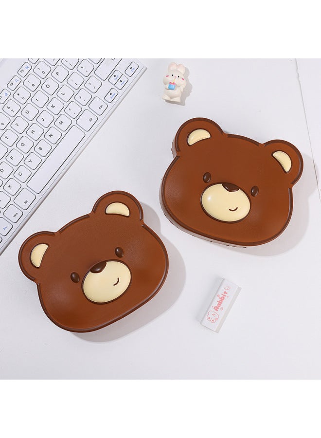 Creative Slow Rebound Bear Stress Relief Toy Trendy Outlet Doll Children's Desktop Ornaments Soft Plushie For Young And Middle-Aged-Color:dazzle Light Superman-Specifications:slow Rebound - Image 3