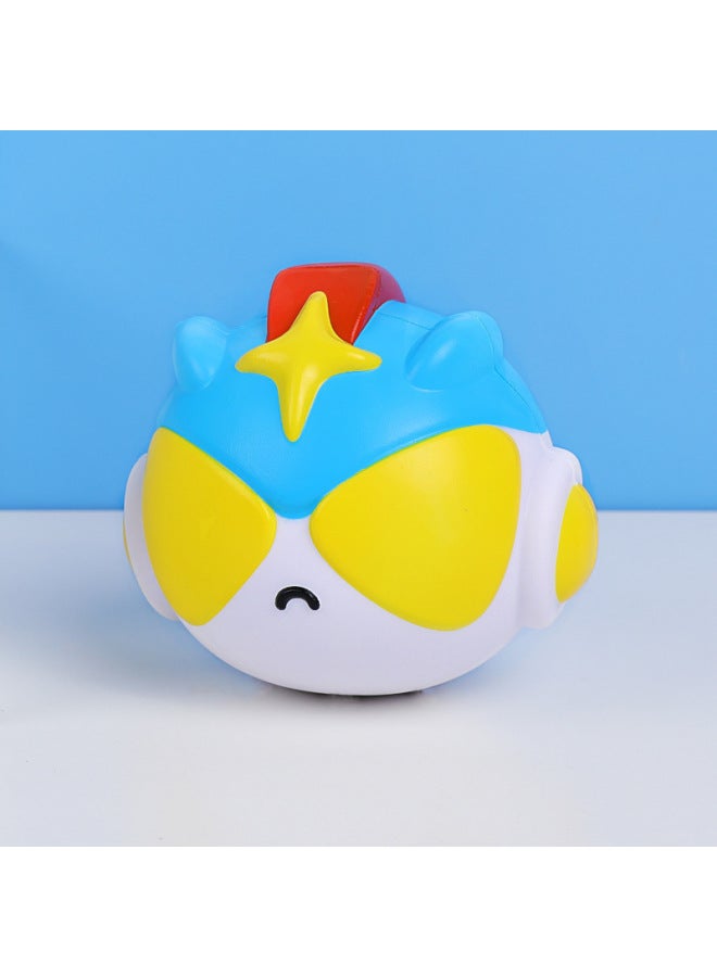 Creative Slow Rebound Bear Stress Relief Toy Trendy Outlet Doll Children's Desktop Ornaments Soft Plushie For Young And Middle-Aged-Color:dazzle Light Superman-Specifications:slow Rebound - Image 1