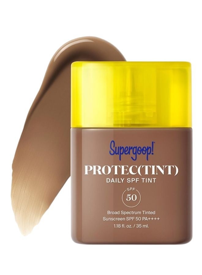 Supergoop! Protec(tint) Daily SPF Tint SPF 50 Sunscreen Skin Tint with Ectoin – 42C (Medium-Deep Cool), 35 ml - Image 1
