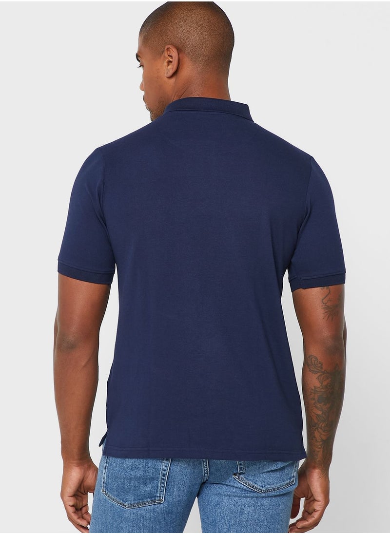 Seventy Five Tape Detail Polo Shirt  - Image 2
