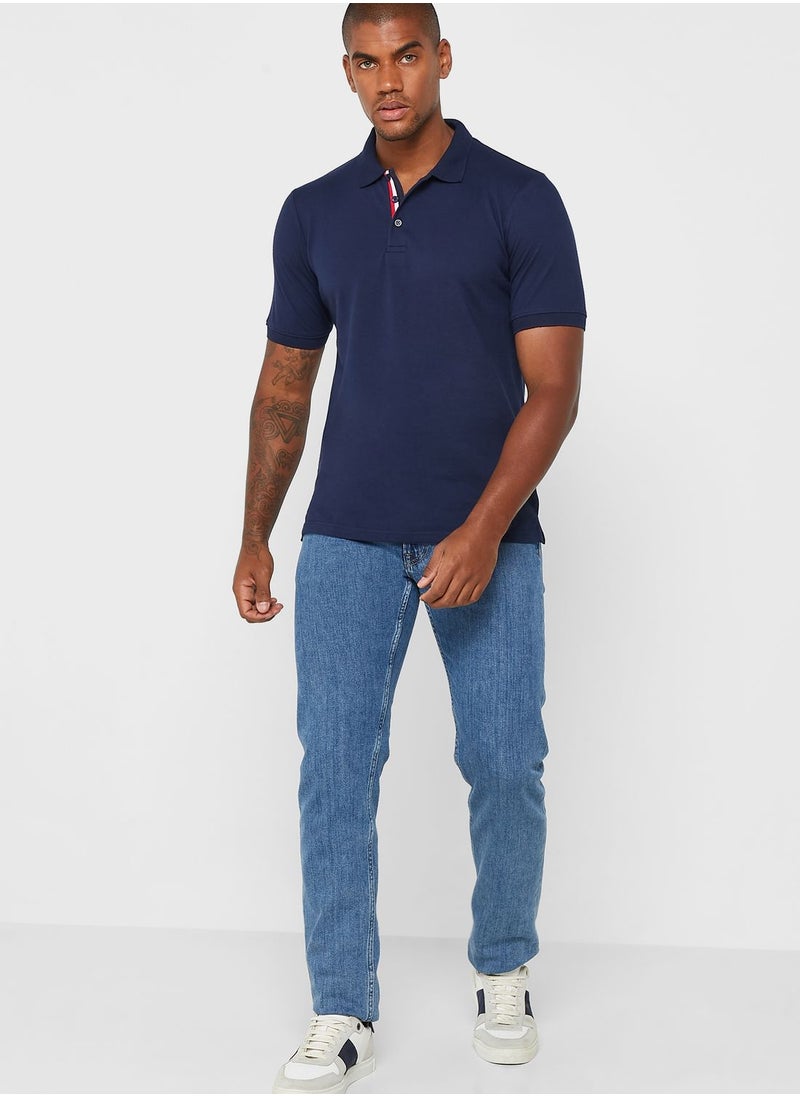 Seventy Five Tape Detail Polo Shirt  - Image 4