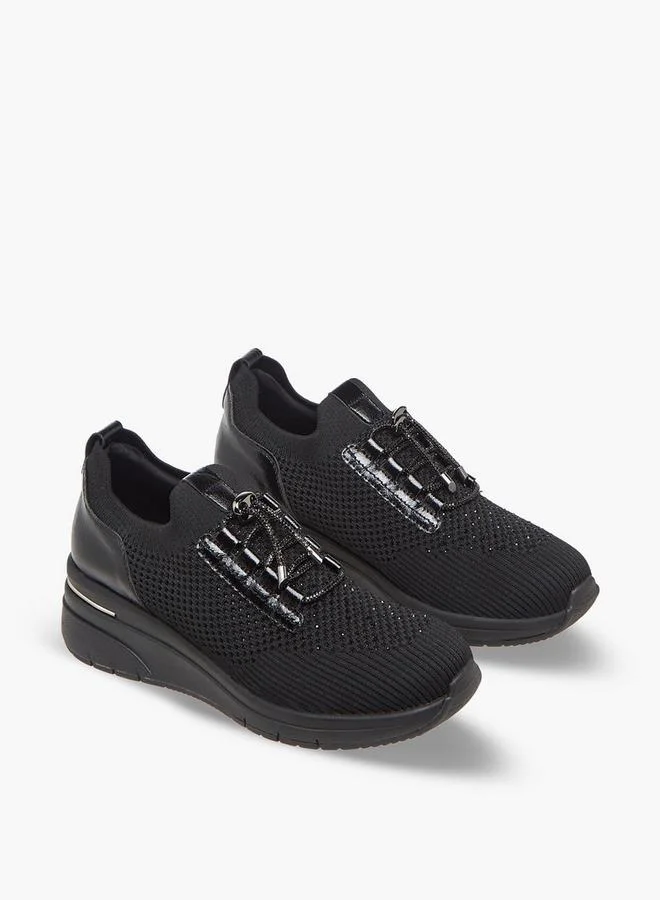 Women Embellished Slip-On Sneakers