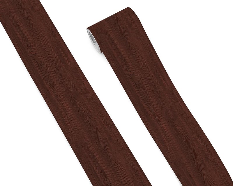 DEEPLITE Light Oak Wooden Border Peel and Stick Marble Contact Paper for Countertops Border Stickers for Wall Decor Waterproof Self Adhesive 4x120 inch - Image 1