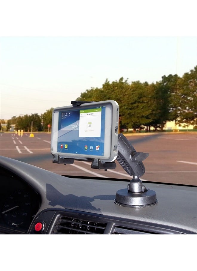 xProDock NFC Bizmount - Phone Holder/Mount with Heavy Duty Suction Cup Base and 2m microUSB Cable- for Your Windshield, Dashboard - for Telematic Commuters, Fleets, Cars, Large Trucks, Vans