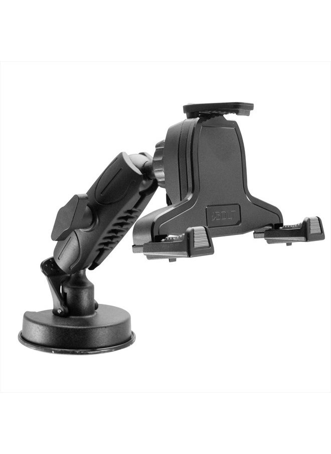 xProDock NFC Bizmount - Phone Holder/Mount with Heavy Duty Suction Cup Base and 2m microUSB Cable- for Your Windshield, Dashboard - for Telematic Commuters, Fleets, Cars, Large Trucks, Vans