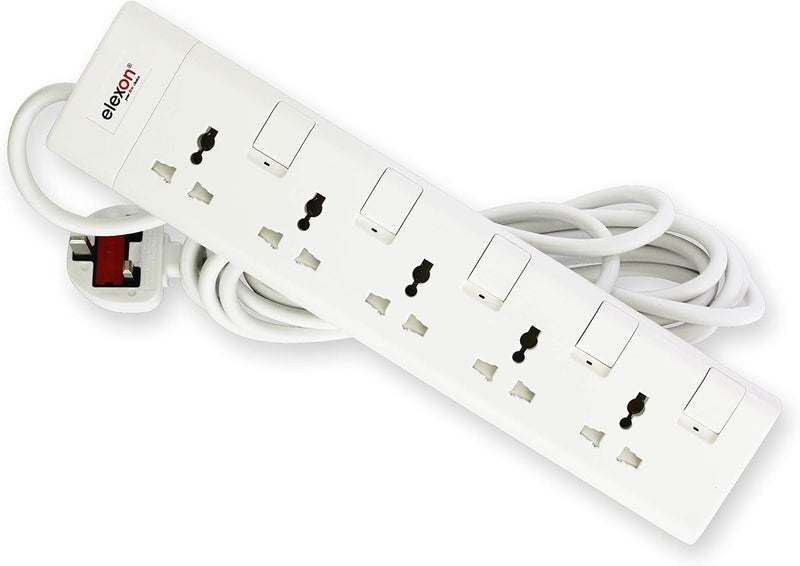 ELEXON 5-Way Extension Socket with 5 Meter Cable - Model 903S - Image 3