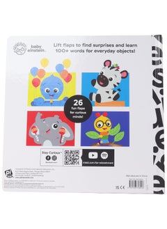 Baby Einstein Lift A Flap My First 100 Words Novelty Board Book  - Image 3