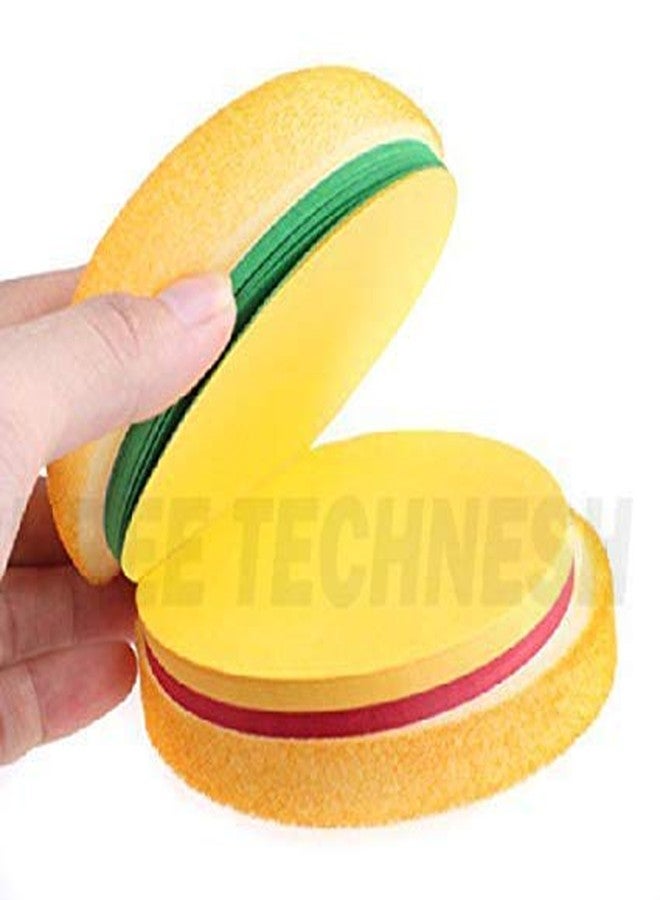 SHREE TECHNESH® Exclusive Burger Shape Diary Memo Pad with Mini Lipstick Pen, Unique Pocket Size Mini Diary (Burger) - Image 3