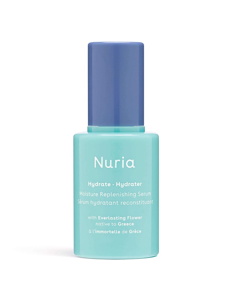 Nuria Hydrate Moisture Replenishing Serum Antioxidant Serum for All Skin Types Skin Care Serum with Everlasting Flower Extract and Squalane Oil for Face 25mL08 fl oz