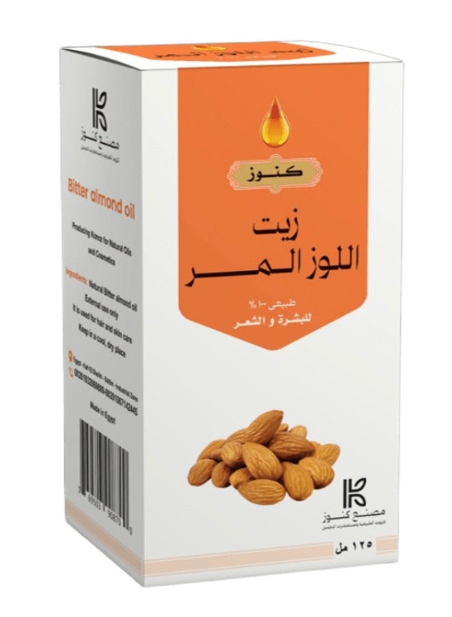زيت اللوز المر للشعر والبشرة 125 مل