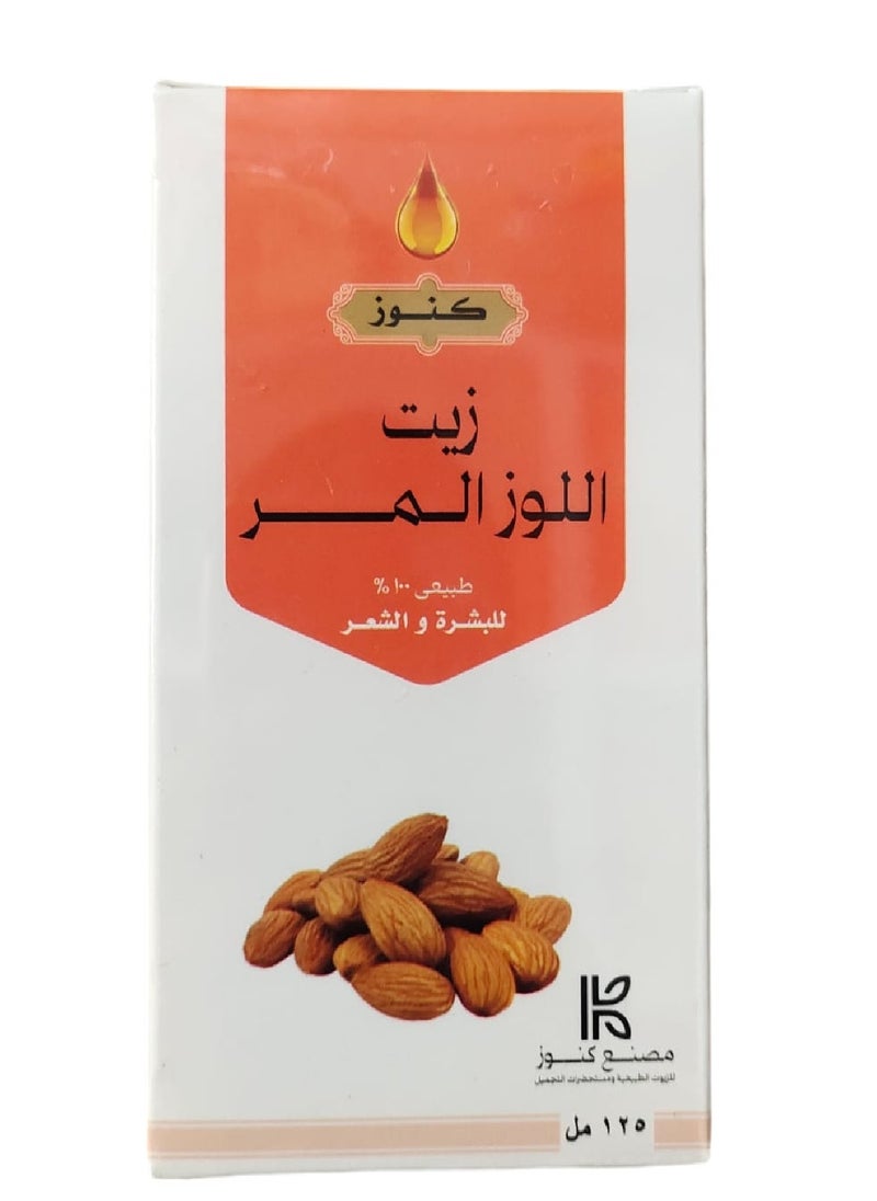 Konoz - Bitter Alamond Oil For Hair and Skin 125 ml - Image 1