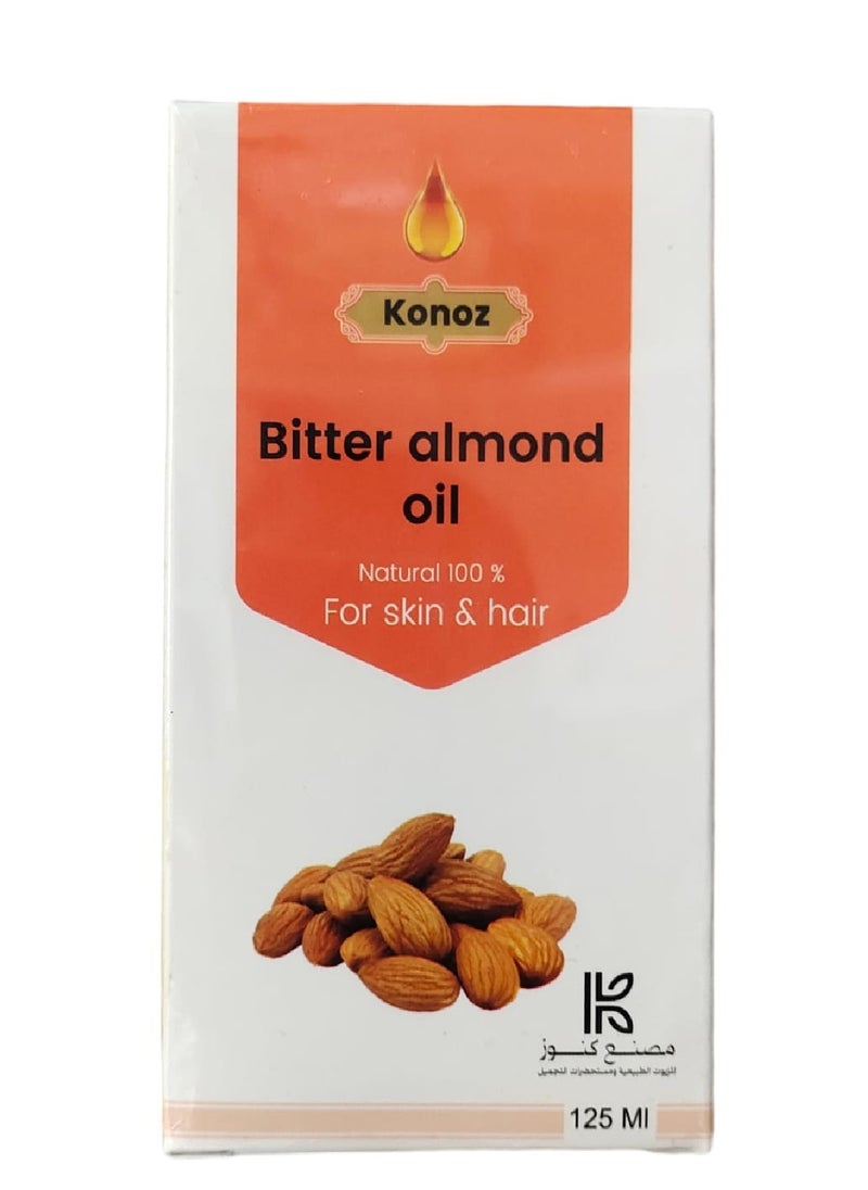 Konoz - Bitter Alamond Oil For Hair and Skin 125 ml - Image 1