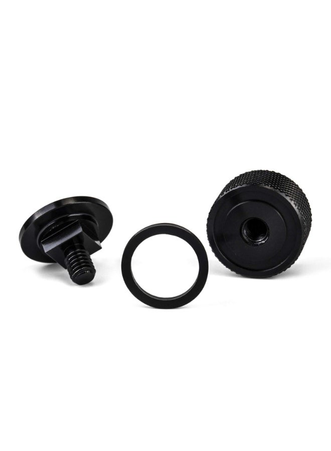 Welding Hood Helmet Fasteners Black Headgear Replacement Parts Accessories Screws Flip Hood Aluminum - Anodized w/Silicone Washer Non-slip 1 Pair(F)  - Image 2