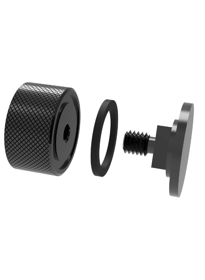 Welding Hood Helmet Fasteners Black Headgear Replacement Parts Accessories Screws Flip Hood Aluminum - Anodized w/Silicone Washer Non-slip 1 Pair(F)  - Image 3