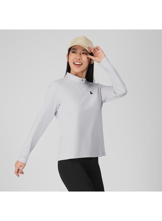 Scaler Quick Dry T-Shirt Men Women Outdoor Sun Protection Upf50+ Running Stand Collar Long Sleeve Breathable Elastic Top F4616D16 - Image 3