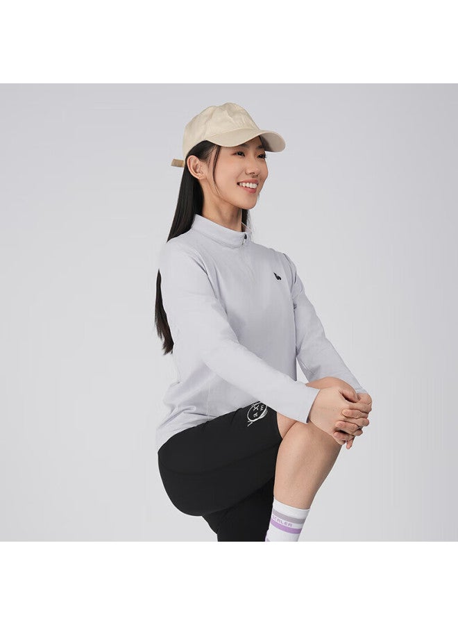 Scaler Quick Dry T-Shirt Men Women Outdoor Sun Protection Upf50+ Running Stand Collar Long Sleeve Breathable Elastic Top F4616D16 - Image 2