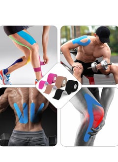 Oasisgalore 3-Pack Pro Kinesiology Tape (16ft Rolls), Black/Blue/Pink, for Ankle, Wrist, Knee, Sports Activities.  - Image 5