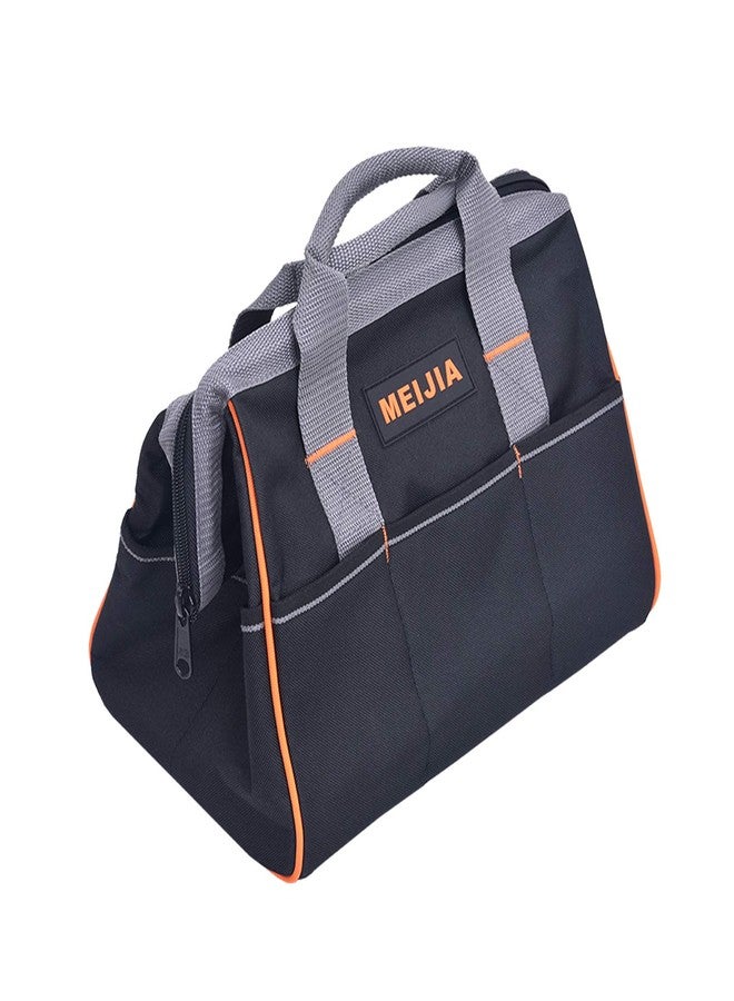 MEIJIA Tool Bags Waterproof Multi-Compartment Pocket Tradesman's Wide Mouth Storage Tool Bag,Fit for Home,Workshop,Job Site (13") - Image 3