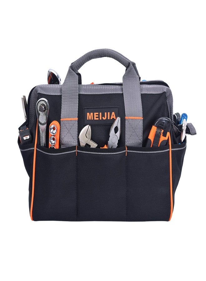 MEIJIA Tool Bags Waterproof Multi-Compartment Pocket Tradesman's Wide Mouth Storage Tool Bag,Fit for Home,Workshop,Job Site (13") - Image 4