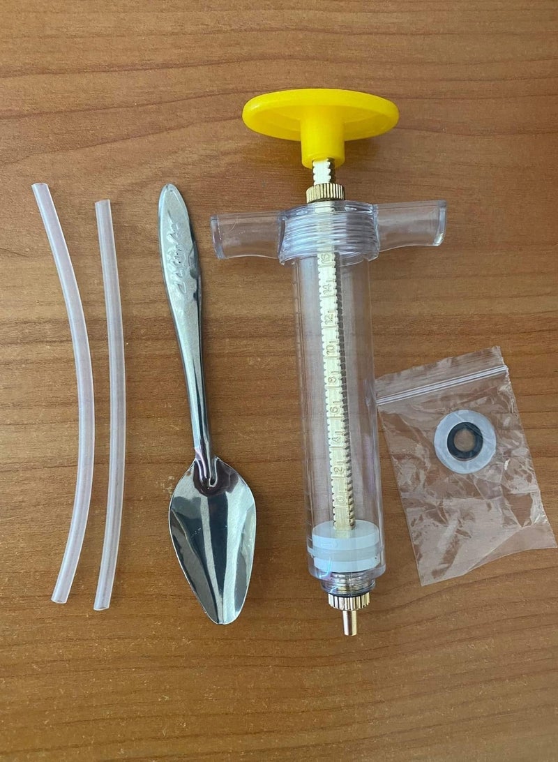 20ml Parrot Feeding Syringe with Hose - Precise Hand-Feeding Tool for Birds - Image 2