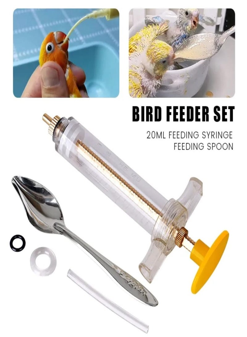 20ml Parrot Feeding Syringe with Hose - Precise Hand-Feeding Tool for Birds - Image 1