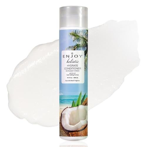 ENJOY Hair Care Holistic Hydrate Conditioner pH 3545 Hair Conditioner For Damaged Hair Conditioner Curly Hair Products  10 Fl Oz