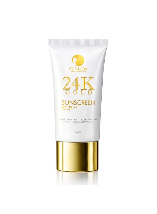 واقي شمس SY GLOW 24K GOLD 50 مل