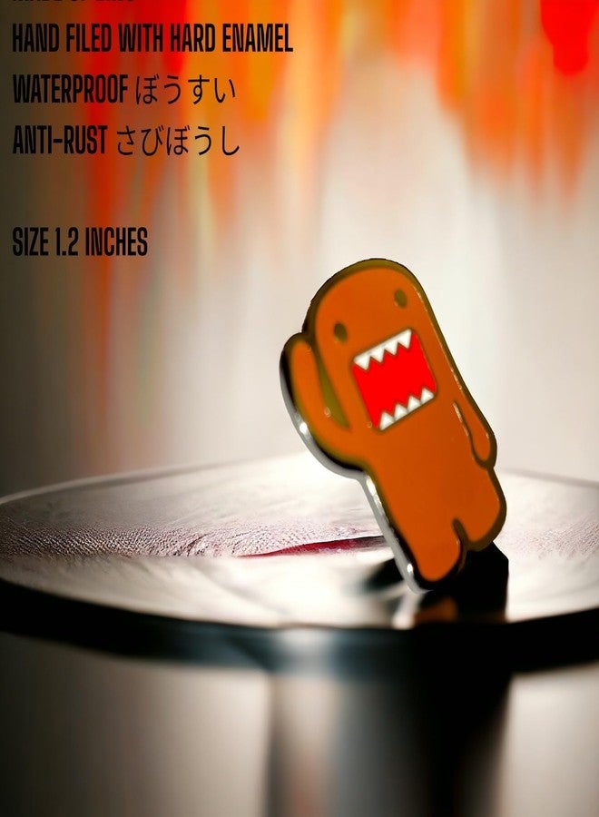 KOZUKI DOMO-KUN Pin DOMO PIn DOMO-KUN ENAMEL PIN DOMO-KUN PLUSH PIN DOMO-KUN MERCH DOMO-KUN GIFT DOMO-KUN DECOR Cute Japanese little monster (DM) - Image 3