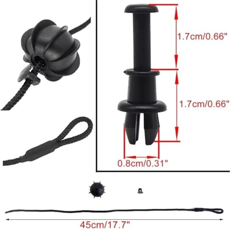 Vuzmode Rear Parcel Shelf String for Skoda - Image 2