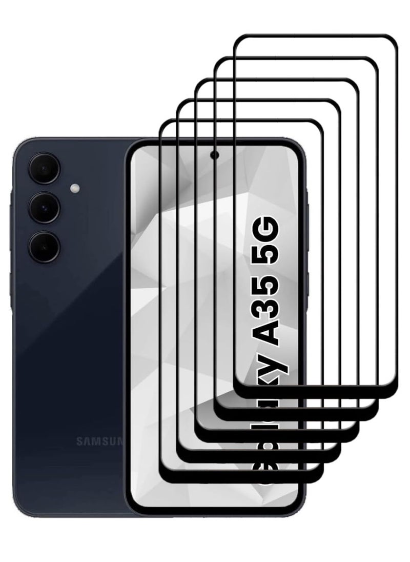 أكاليكس 5 قطع، حماية شاشة، لهاتف سامسونج جالاكسي A35، جودة ممتازة. - Image 1