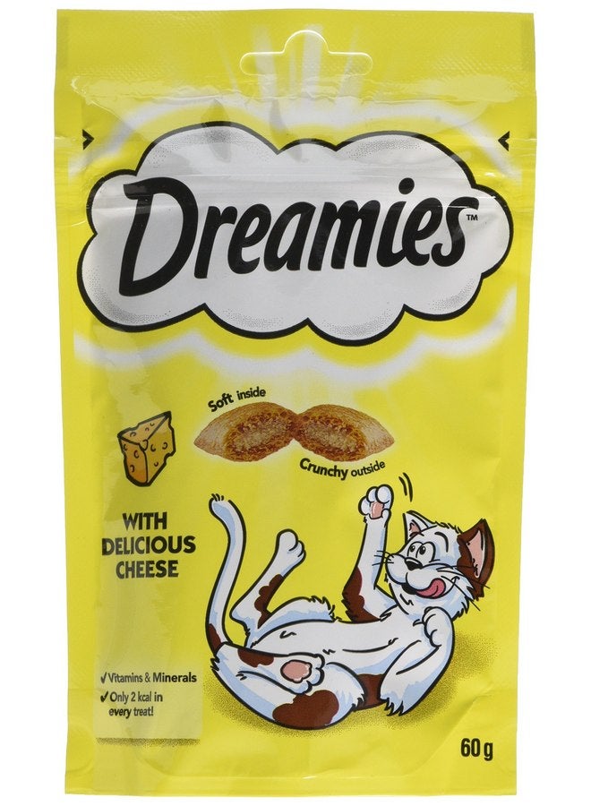 Dreamies Cat Treats 60G (Flavour: Cheese) - Image 1