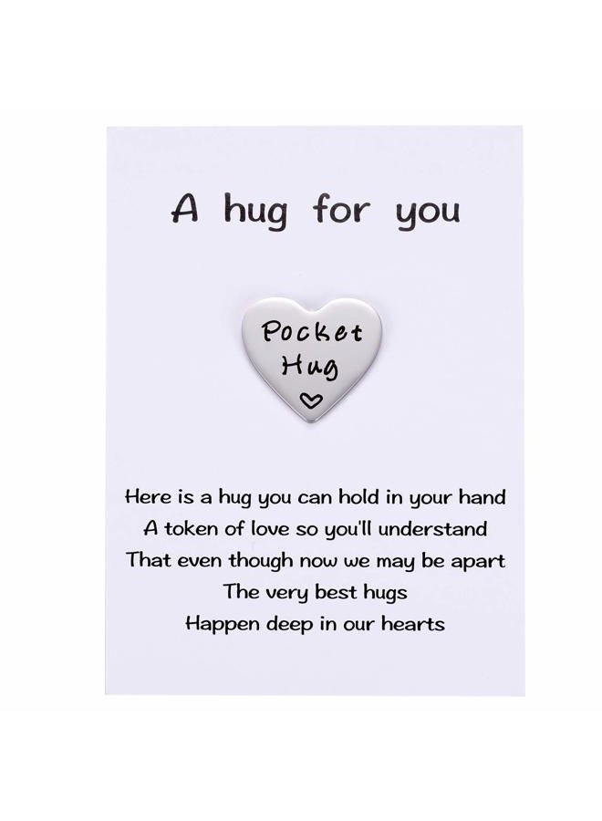 MIXJOY Heart Pocket Hug Keepsake Token, Social Distance Isolation Gifts, Missing You, NHS Gift for Family and Friends - Image 1